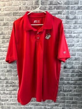 Georgia Bulldogs Russell Athletic Red Polo
